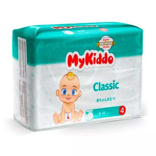 Изображение товара MyKiddo Classic подгузники-трусики размер L (9-14 кг), 36шт Изображение товара MyKiddo Classic подгузники-трусики размер L (9-14 кг), 36шт