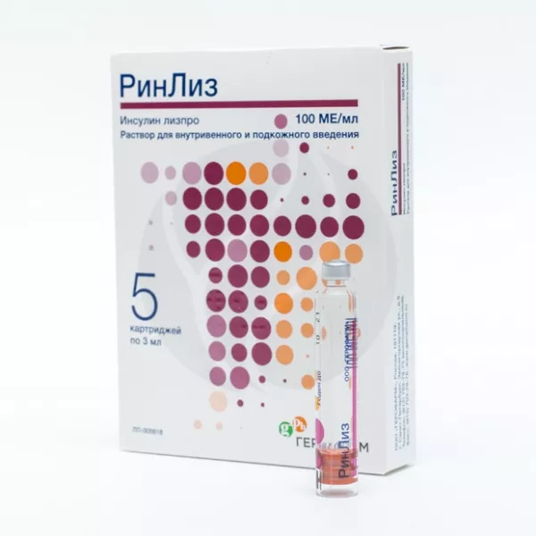 Изображение товара РинЛиз раствор для инъекций 100МЕ/мл 3мл №5 Россия