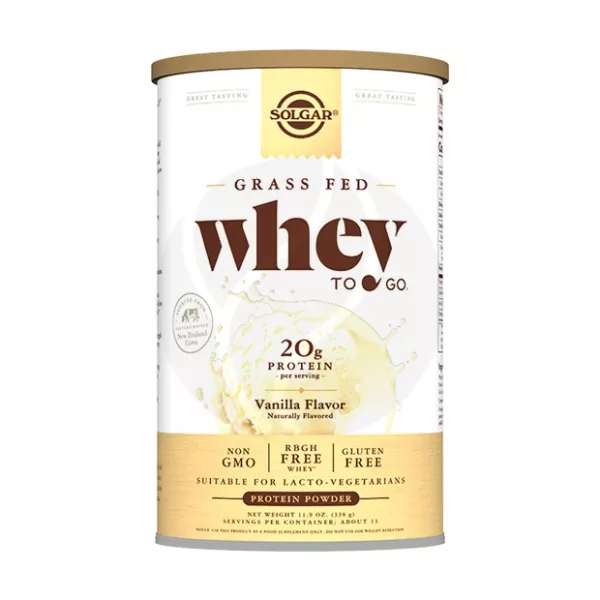 Изображение товара Solgar Белковая сыворотка Вэй Ту Гоу порошок со вкусом ванили 338г