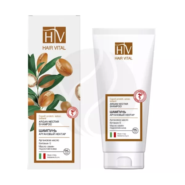 Изображение товара Шампунь Hair Vital Аргановый нектар для восстановления и увлажнения волос 200 мл