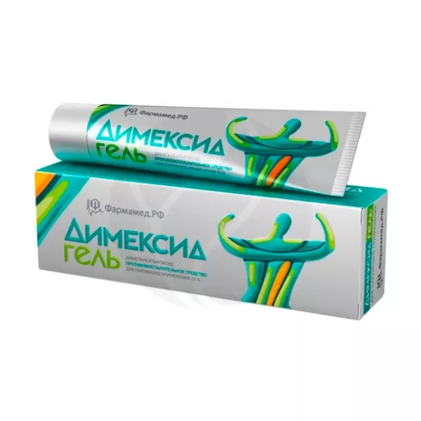 Изображение товара Димексид гель 25% для наружного применения 50 г доставка по России