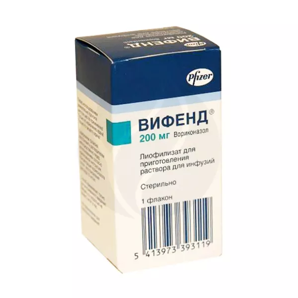 Изображение товара Вифенд лиофилизат 200мг для приготовления раствора для инфузий №1