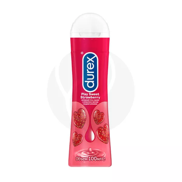 Изображение товара Durex Play Sweet Strawberry гель-смазка с ароматом и вкусом клубники, 100мл Изображение товара Durex Play Sweet Strawberry гель-смазка с ароматом и вкусом клубники, 100мл
