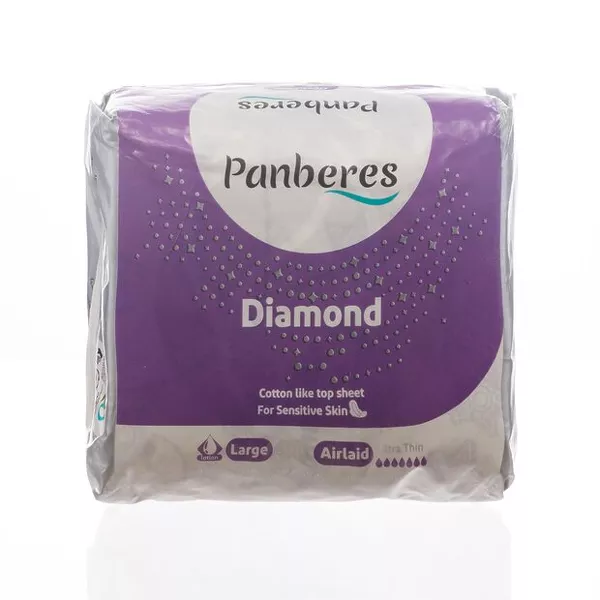 Прокладки Panberes Diamond Cotton Airlaid L 7кап. №10
