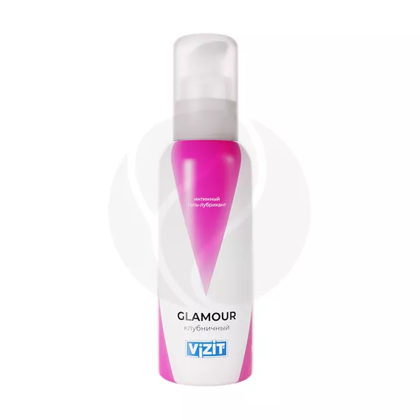 Изображение товара Vizit Glamour гель-смазка клубничный, 100мл Изображение товара Vizit Glamour гель-смазка клубничный, 100мл