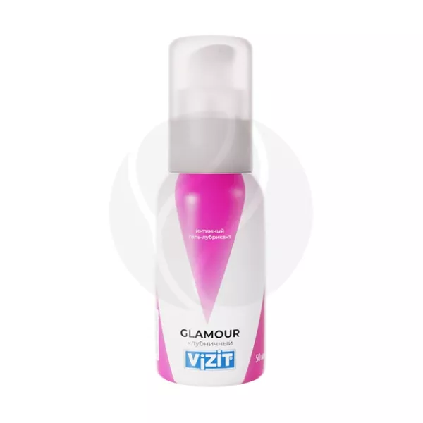 Vizit Glamour гель-смазка клубничный, 50мл