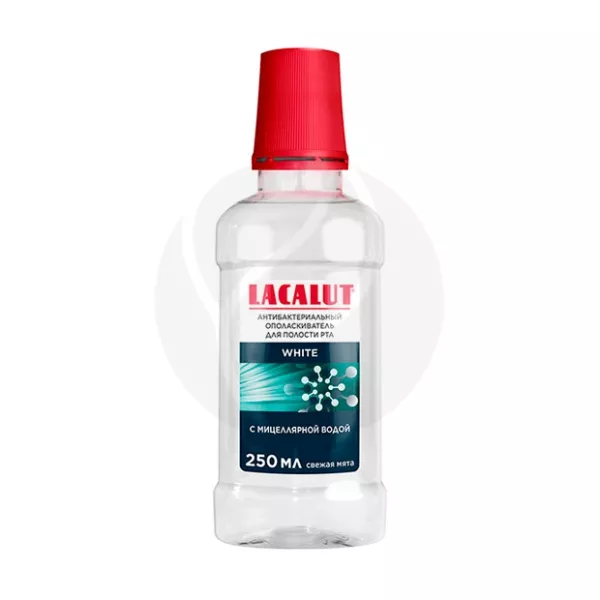 Lacalut White ополаскиватель для рта антибактериальный, 250мл