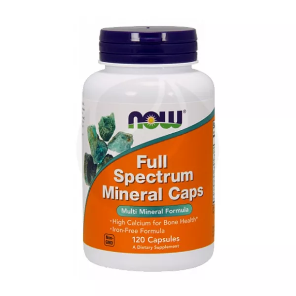 NOW Полный спектр минералов капсулы, №120
