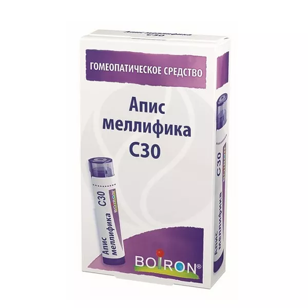 Изображение товара Гомеопатические гранулы Апис Меллифика С30 для иммунитета, 4 г Изображение товара Гомеопатические гранулы Апис Меллифика С30 для иммунитета, 4 г