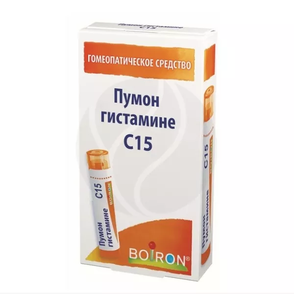 Пумон гистамине С15 гранулы д/рассас. гомеопатические, 4г