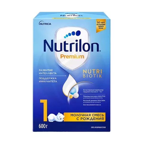 Изображение товара Nutrilon Premium 1 сухая молочная смесь (0+мес), 600г