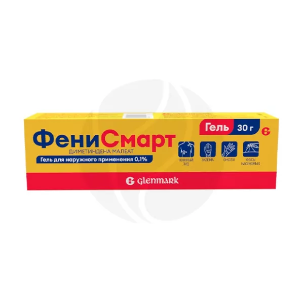 Изображение товара Фенисмарт гель д/наружн. прим. 0,1%, 30г