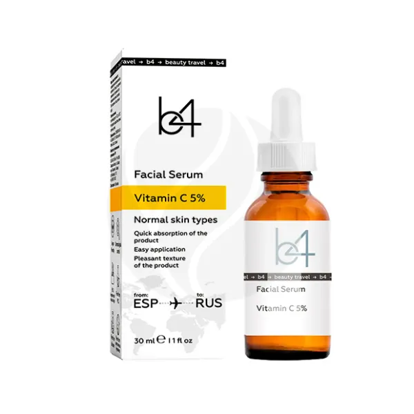 Изображение товара b4 Monoserums Моносыворотка для лица с витамином С для нормальной кожи, 30мл Изображение товара b4 Monoserums Моносыворотка для лица с витамином С для нормальной кожи, 30мл