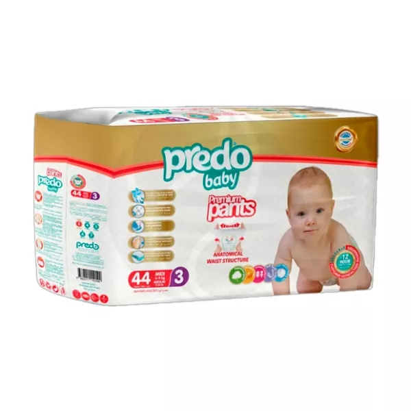 Изображение товара Predo Baby подгузники-трусики 3 MEDIUM (4-9 кг), №44, Турция