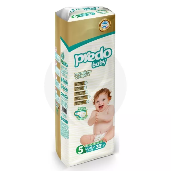 Изображение товара Predo Baby подгузники 5 junior 11-25 кг, пачка №32