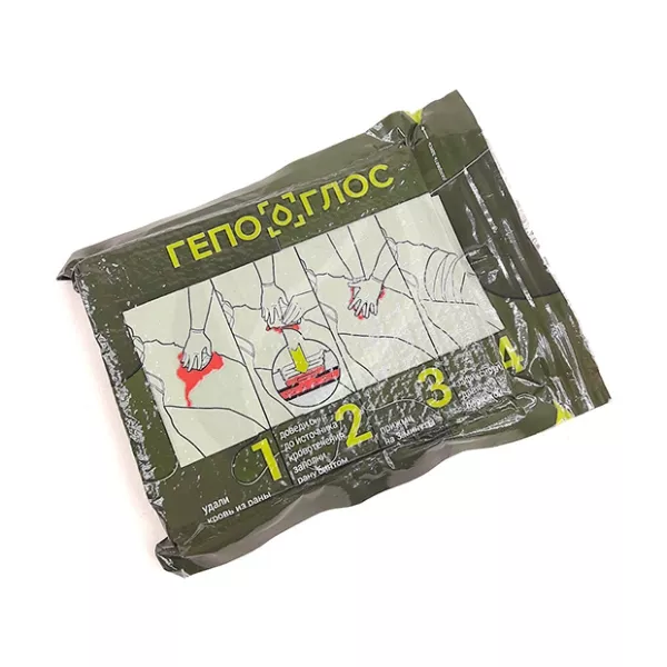 Гепоглос бинт стерильный гемостатический 8х100 см,, №1