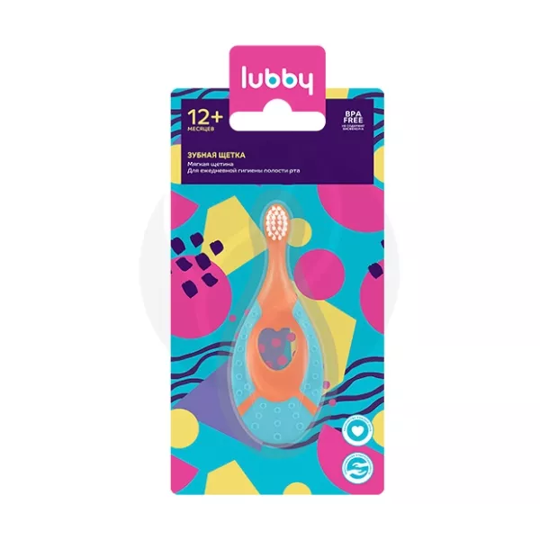 Изображение товара Lubby зубная щетка детская Мягкая (12+ мес)