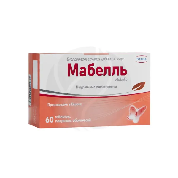 Изображение товара Мабелль таблетки п/о с клевера и льном 60 штук для здоровья и иммунитета