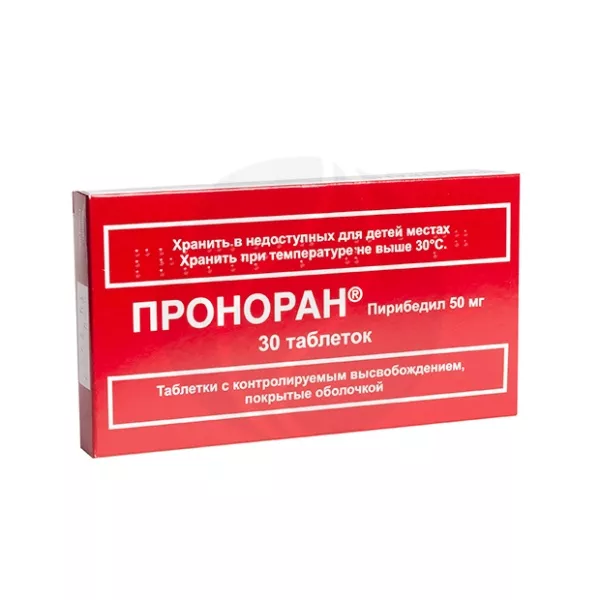 Пронорантаблеткисконтролир.высв.покрыт.п/о50мг,№30СервьеРус