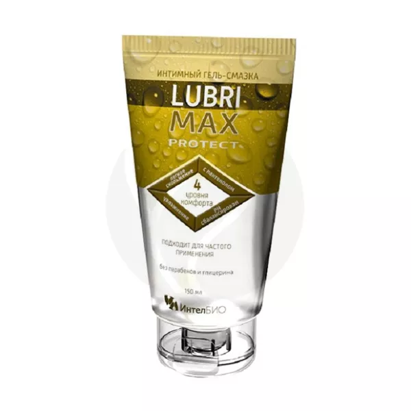 Изображение товара Гель-смазка Lubrimax Protect 150 мл для интимных ощущений и защиты Изображение товара Гель-смазка Lubrimax Protect 150 мл для интимных ощущений и защиты