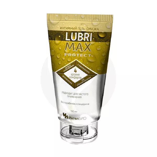 Изображение товара Гель-смазка Lubrimax Protect 150 мл для интимных ощущений и защиты Изображение товара Гель-смазка Lubrimax Protect 150 мл для интимных ощущений и защиты
