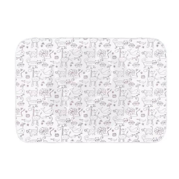 Изображение товара Roxy-kids клеенка-наматрасник с резинками-держателями белая для защиты матраса