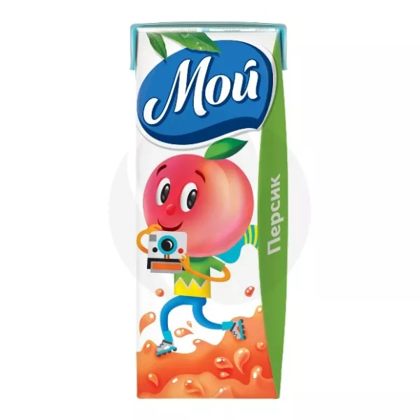 Изображение товара Мой Нектар персиковый с мякотью (5+мес), 0.2л