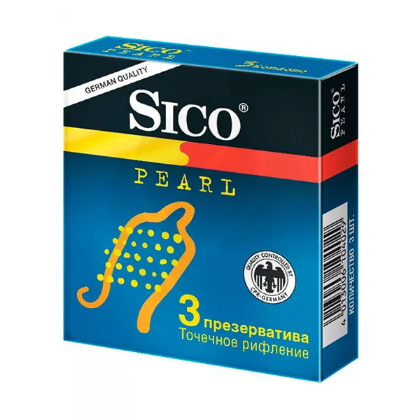 Изображение товара Sico Pearl презервативы точечное рифление, 3шт Изображение товара Sico Pearl презервативы точечное рифление, 3шт