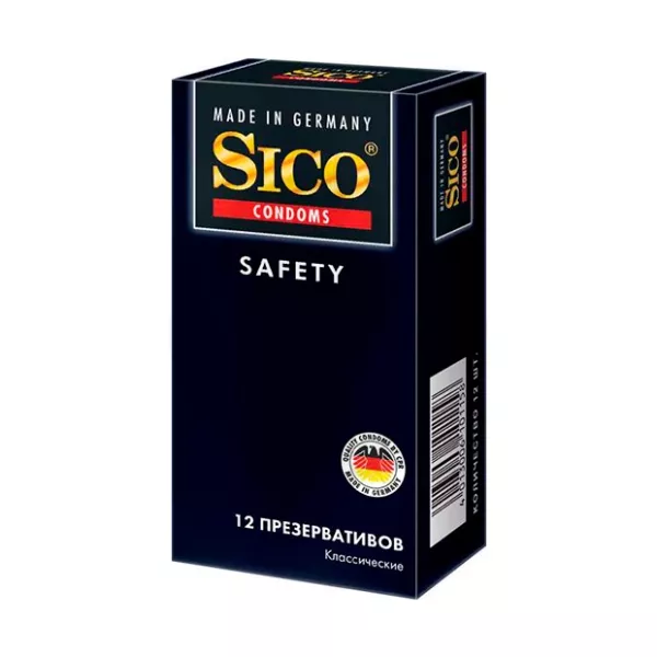 Изображение товара Sico Safety классические презервативы из натурального латекса, 12 шт