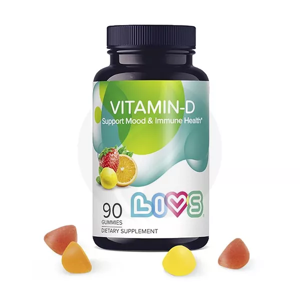 Изображение товара Livs Витамин Д3 мармеладные пастилки 2000МЕ со вкусом фруктов и ягод, №90 Изображение товара Livs Витамин Д3 мармеладные пастилки 2000МЕ со вкусом фруктов и ягод, №90