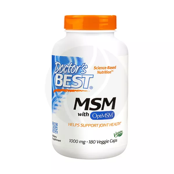 Изображение товара БАД Докторс Бест Метилсульфонилметан МСМ капсулы №180 Изображение товара БАД Докторс Бест Метилсульфонилметан МСМ капсулы №180
