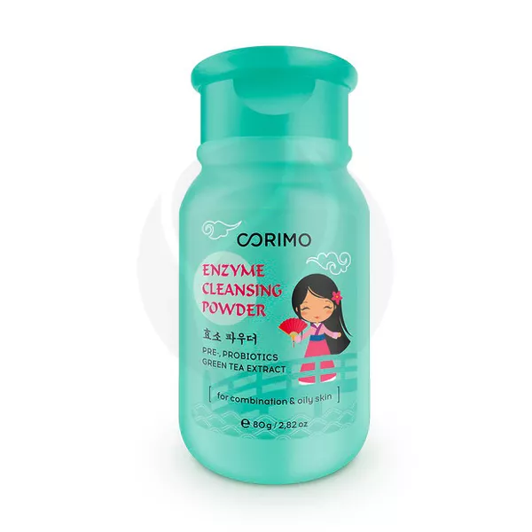 Изображение товара Corimo пудра энзимная для умывания для жирной и комбинированной кожи, 80г Изображение товара Corimo пудра энзимная для умывания для жирной и комбинированной кожи, 80г