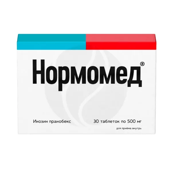 Изображение товара Нормомед таблетки 500мг, №30 Изображение товара Нормомед таблетки 500мг, №30