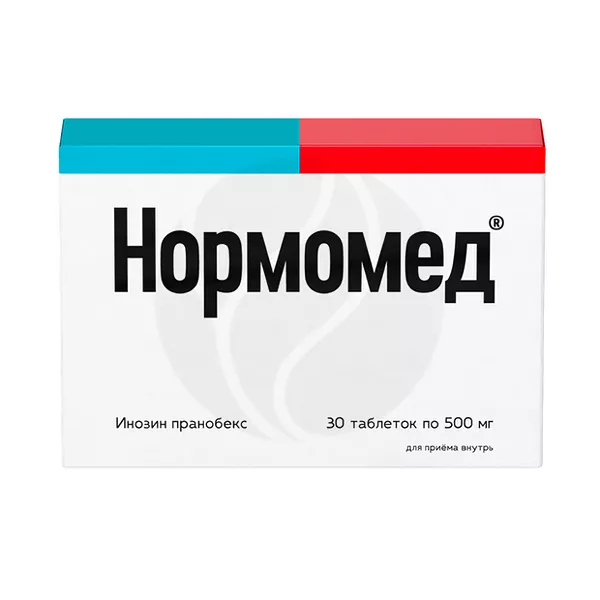 Изображение товара Нормомед таблетки 500мг, №30 Изображение товара Нормомед таблетки 500мг, №30