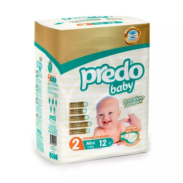 Изображение товара Predo Baby 2 подгузники mini (3-6кг), №12