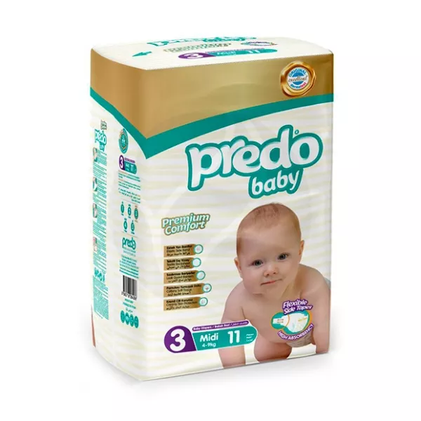 Изображение товара Predo Baby 4 подгузники midi (4-9кг), №11