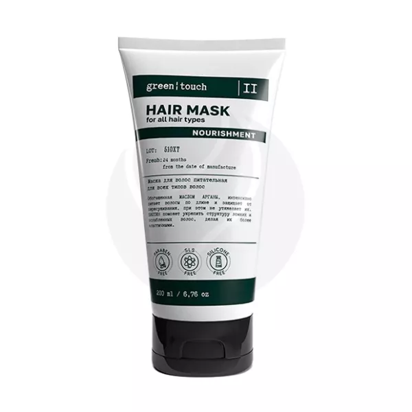 Изображение товара Питательная маска для волос Green touch 200мл - Уход за волосами