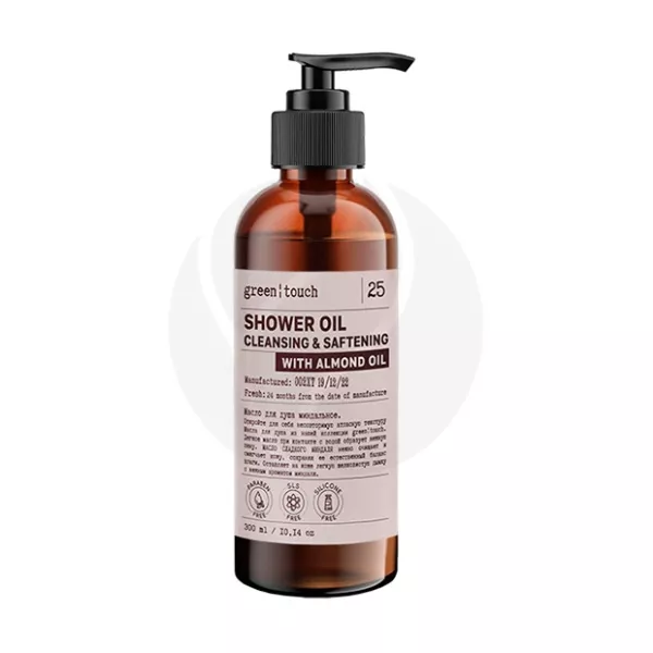 Green touch миндальное масло для душа, 300мл