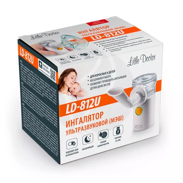 Изображение товара Ультразвуковой ингалятор Little Doctor LD-812U для дыхательной терапии Изображение товара Ультразвуковой ингалятор Little Doctor LD-812U для дыхательной терапии