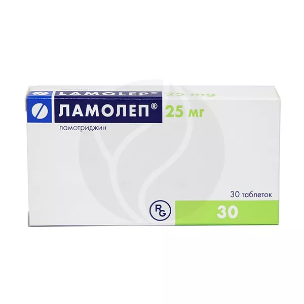 Изображение товара Ламолеп таблетки 25мг, №30 Изображение товара Ламолеп таблетки 25мг, №30