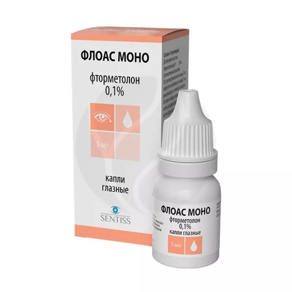 Флоас Моно капли глазные 0,1%, 5мл