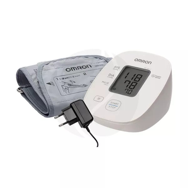 Omron M1 Basic тонометр автоматический с адаптером и веерообразной манжетой 22-32см