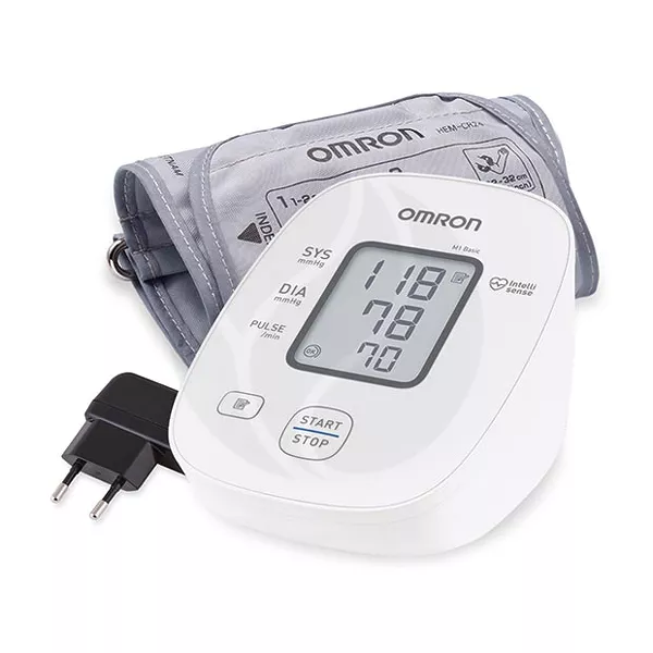 Изображение товара Omron M1 Basic тонометр автоматический с адаптером, манжета 22-32см Изображение товара Omron M1 Basic тонометр автоматический с адаптером, манжета 22-32см
