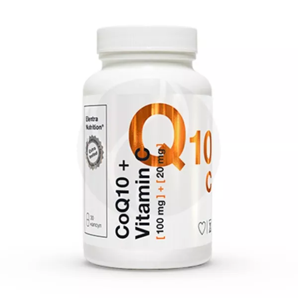 Elentra Nutrition Коэнзим Q10+Витамин С капсулы 100мг+20мг, №30