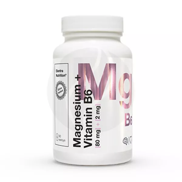 Elentra Nutrition Магний В6 капсулы 80мг+2мг, №90