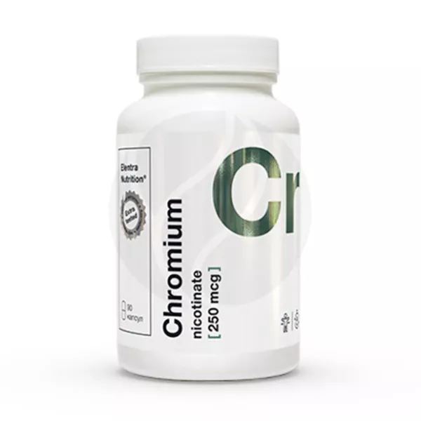 Elentra Nutrition Хром никотинат капсулы 250мкг, №90