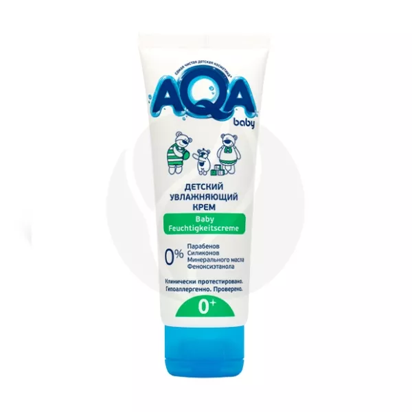 AQA baby крем детский увлажняющий (0+мес), 75мл