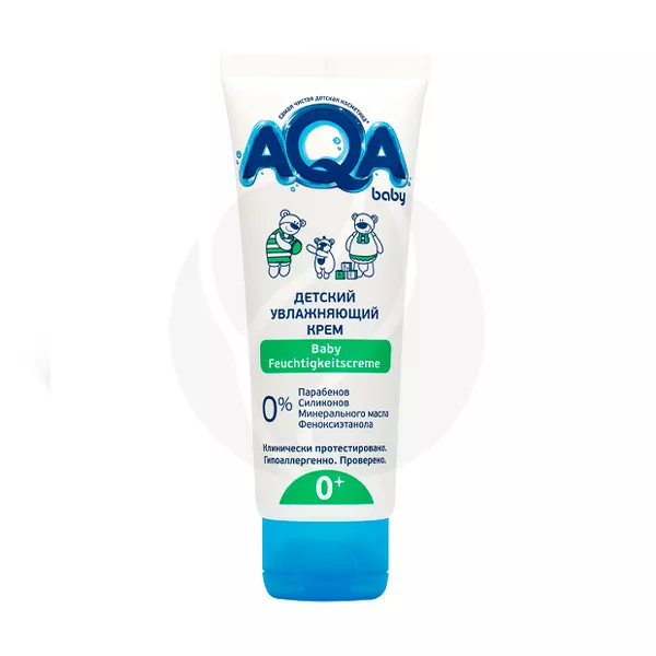 Изображение товара AQA детский увлажняющий крем для нежной кожи малышей 75 мл