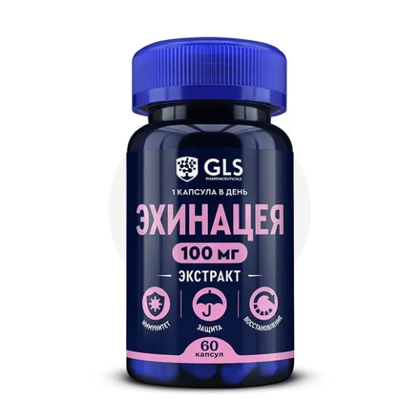 Изображение товара GLS Эхинацея капсулы, №60 Изображение товара GLS Эхинацея капсулы, №60