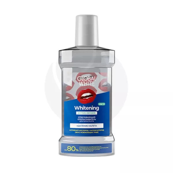 Изображение товара Global white Whitening ополаскиватель для рта отбеливающий, 300мл